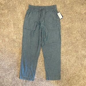 NWTs Lauren Ralph Lauren chambray womens pants